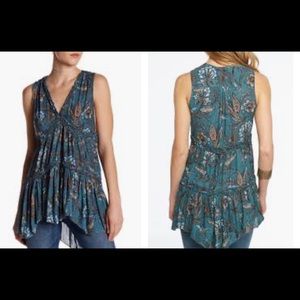 Free People Purple Haze Floral Tunic